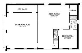 Lower Level for House Plan #7922-00029