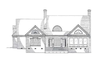 Lake Front House Plan #7922-00030 Elevation Photo