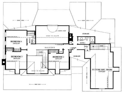 Floorplan 2 for House Plan #7922-00030