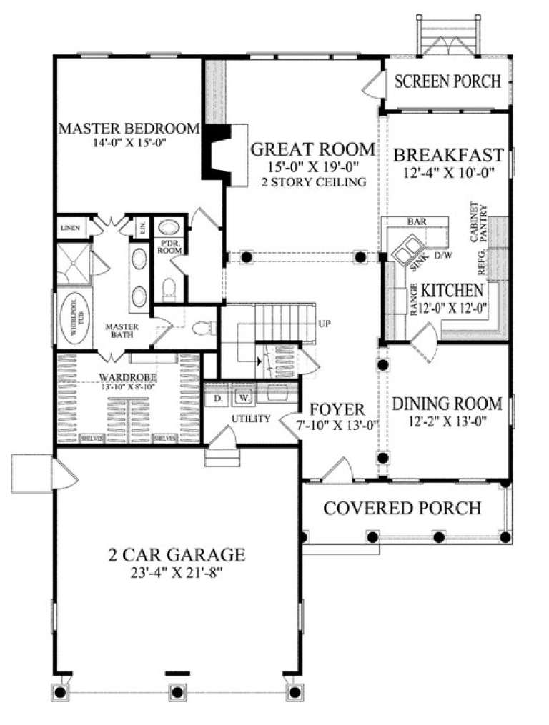 House Plan House Plan #14839 Drawing 1