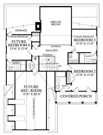 Floorplan 2 for House Plan #7922-00032