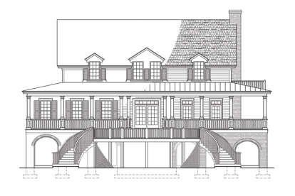 Country House Plan #7922-00033 Elevation Photo