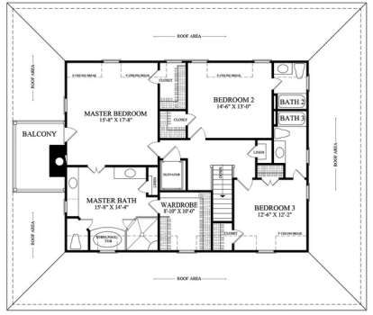Floorplan 2 for House Plan #7922-00033