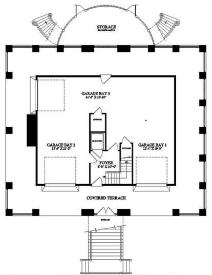 Lower Level for House Plan #7922-00033