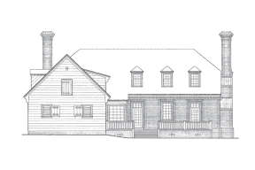 Colonial House Plan #7922-00035 Elevation Photo
