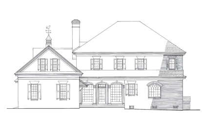 Colonial House Plan #7922-00037 Elevation Photo