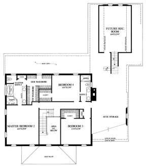 Floorplan 2 for House Plan #7922-00037