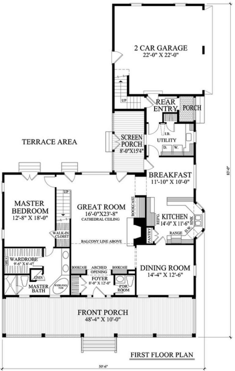 House Plan House Plan #14845 Drawing 1