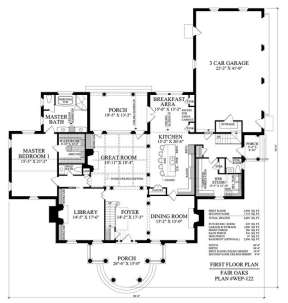 Floorplan 1 for House Plan #7922-00039