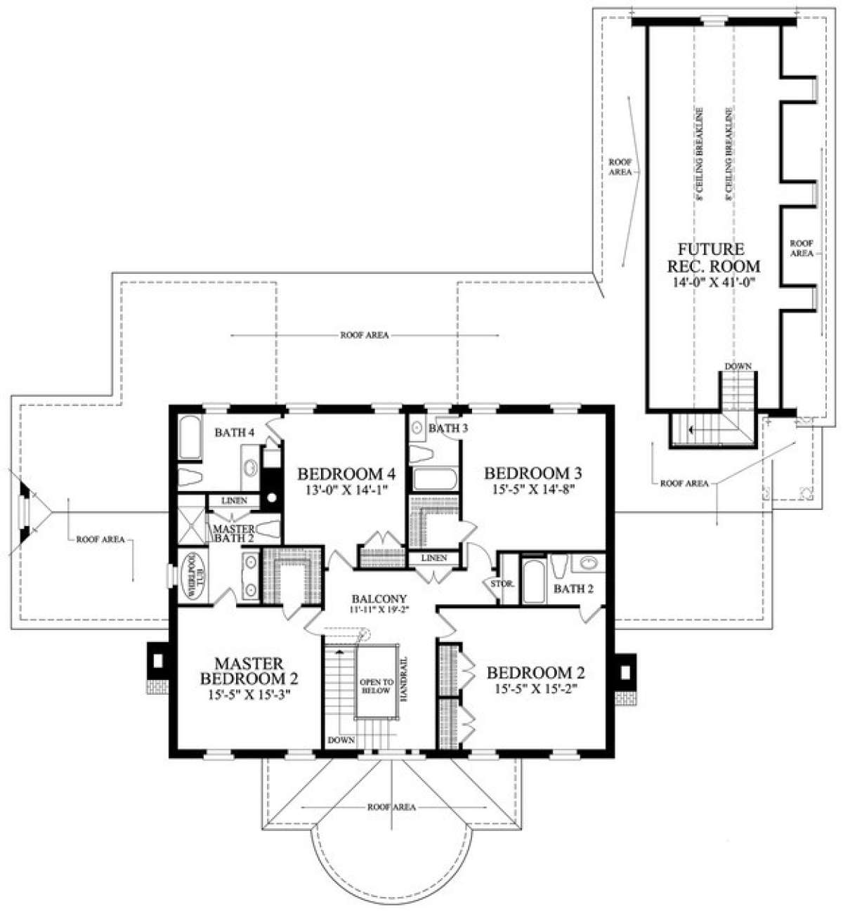 Floorplan 2 for House Plan #7922-00039