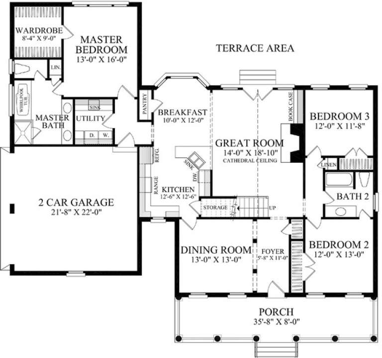 House Plan House Plan #14847 Drawing 1