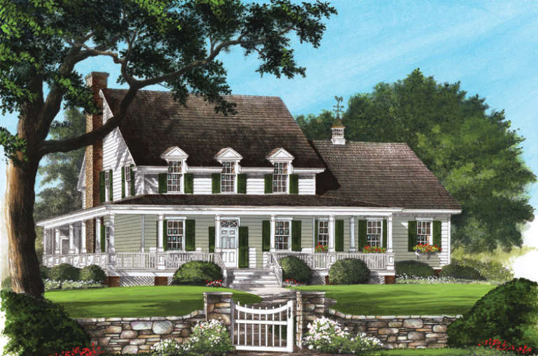 House Plan House Plan #14848 Front Elevation