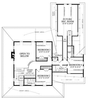 Floorplan 2 for House Plan #7922-00041