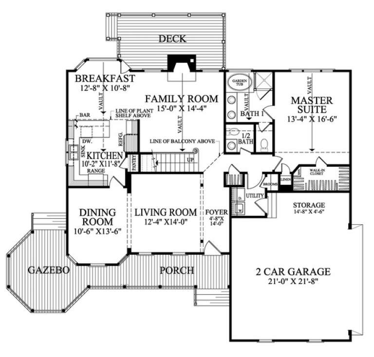 House Plan House Plan #14849 Drawing 1