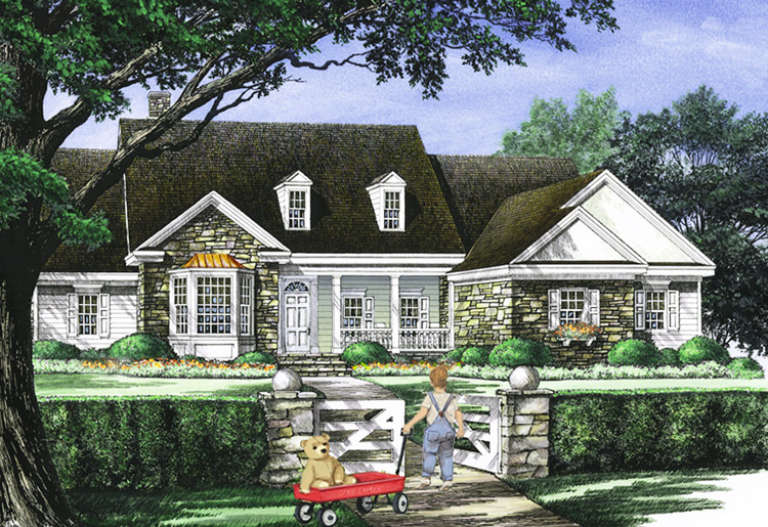 House Plan House Plan #14850 Front Elevation