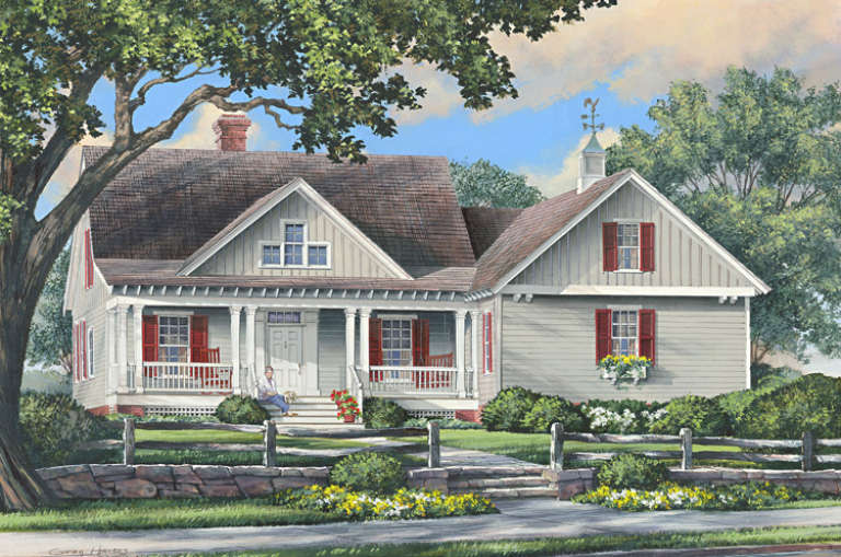 House Plan House Plan #14852 Front Elevation
