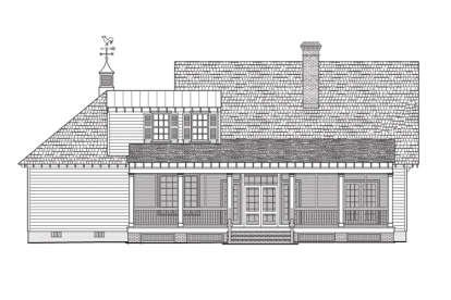 Traditional House Plan #7922-00045 Elevation Photo