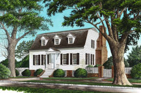 Cottage House Plan #7922-00046 Elevation Photo
