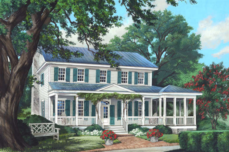 House Plan House Plan #14854 Front Elevation