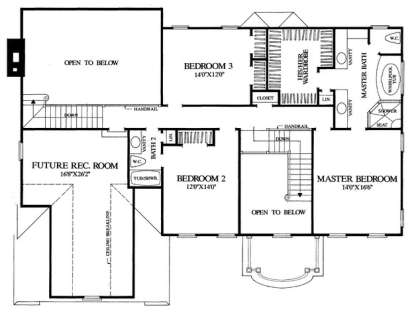 Floorplan 2 for House Plan #7922-00048
