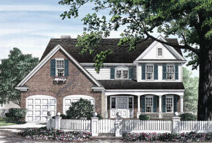 Traditional House Plan #7922-00050 Elevation Photo
