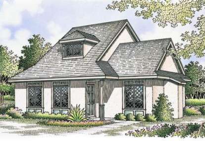 2 Bed, 2 Bath, 1019 Square Foot House Plan - #048-00018