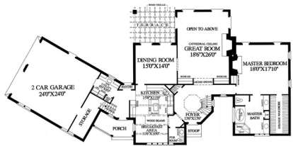 Floorplan 1 for House Plan #7922-00056