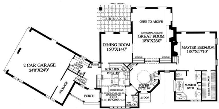 House Plan House Plan #14863 Drawing 1