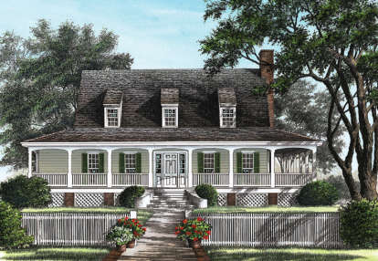 Traditional House Plan #7922-00058 Elevation Photo