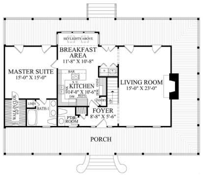 Floorplan 1 for House Plan #7922-00058