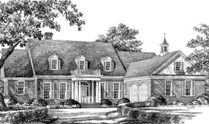 House Plan House Plan #14867 Front Elevation