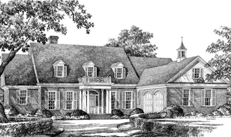 House Plan House Plan #14867 Front Elevation