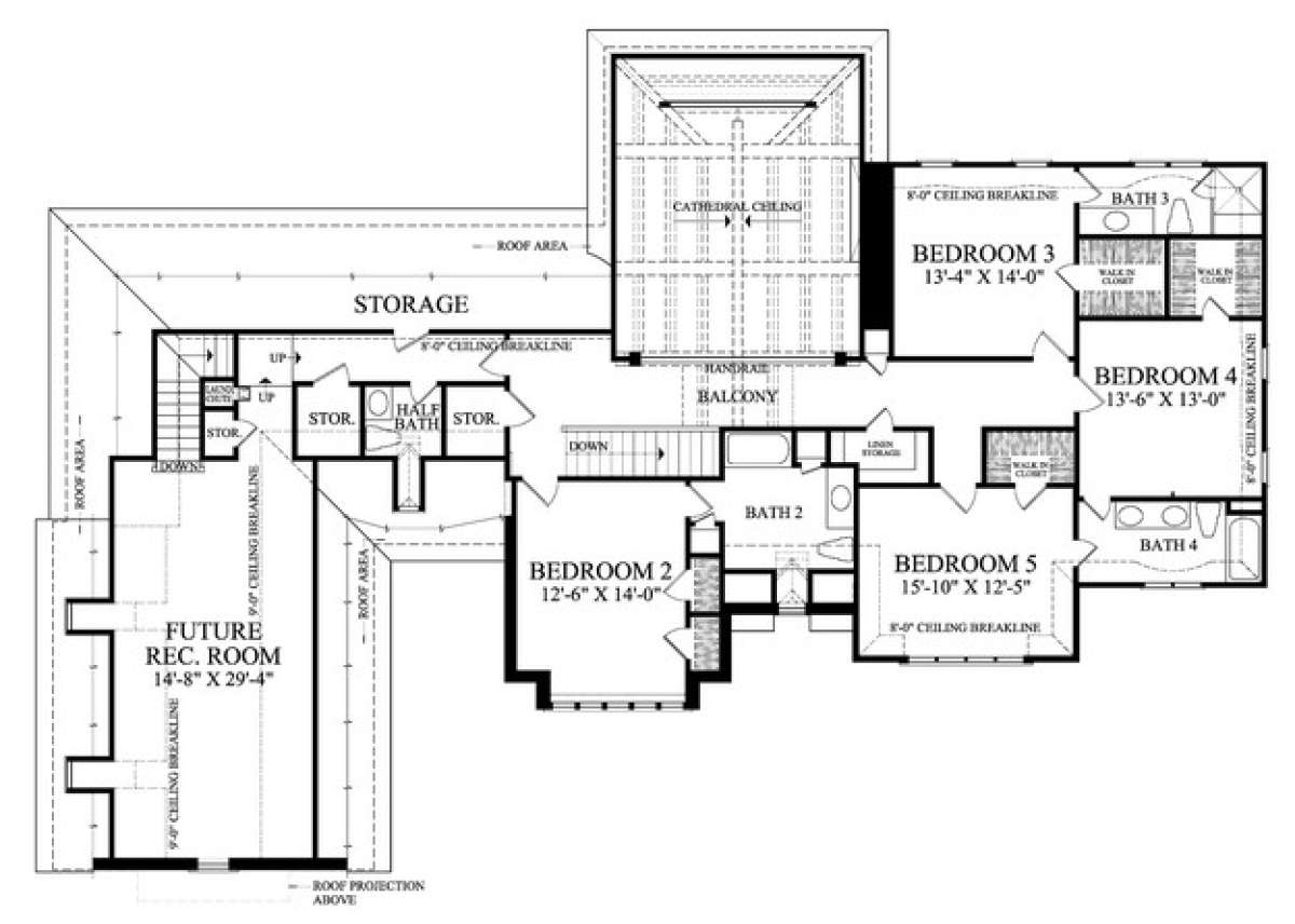 Floorplan 2 for House Plan #7922-00061