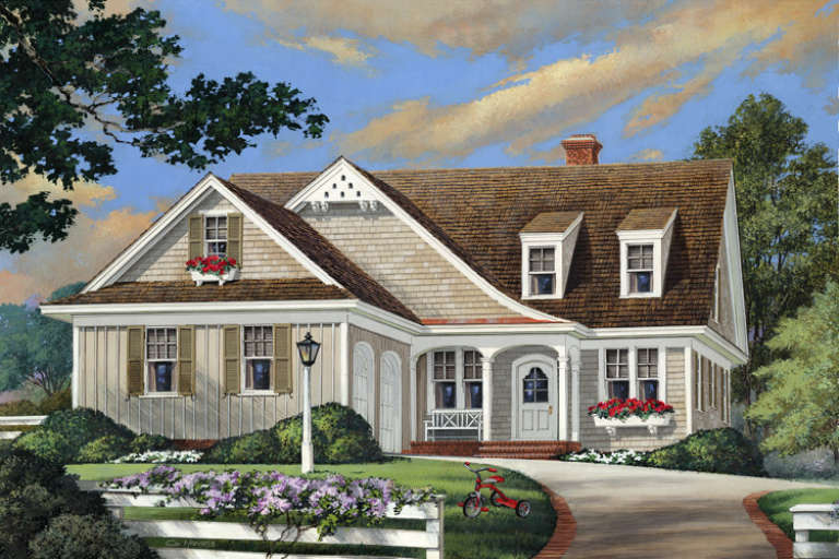 House Plan House Plan #14869 Front Elevation