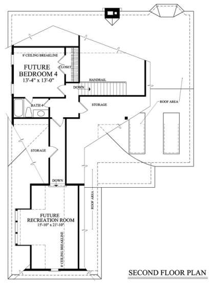 Floorplan 2 for House Plan #7922-00062