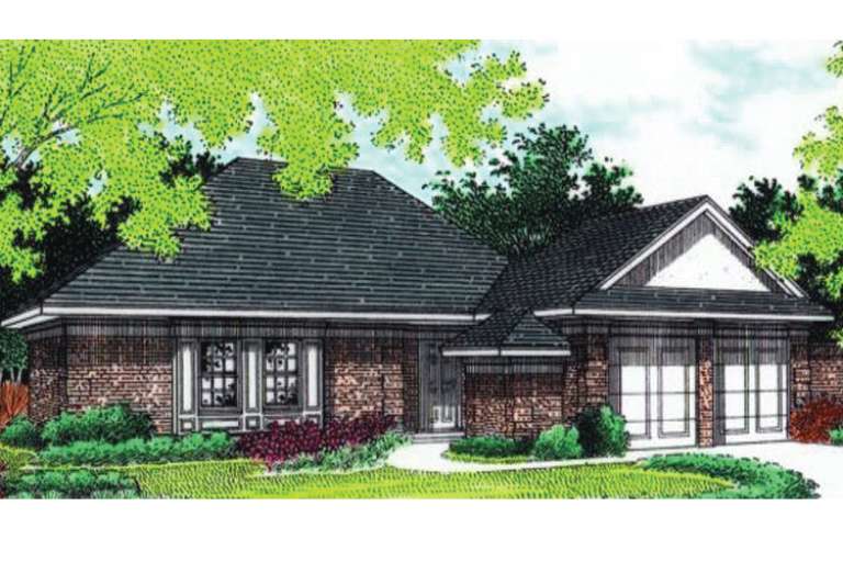 Traditional House Plan #048-00019 Elevation Photo