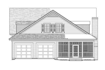 Traditional House Plan #7922-00063 Elevation Photo