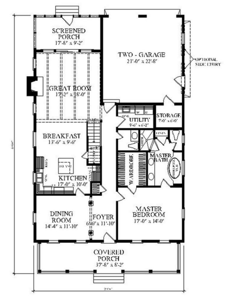 House Plan House Plan #14870 Drawing 1
