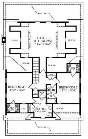 Floorplan 2 for House Plan #7922-00063