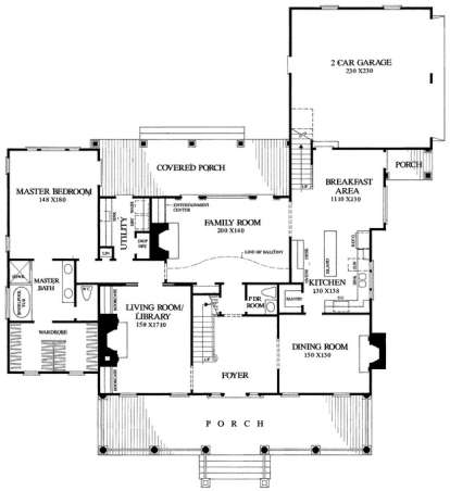 Floorplan 1 for House Plan #7922-00064