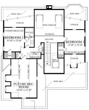 Floorplan 2 for House Plan #7922-00065