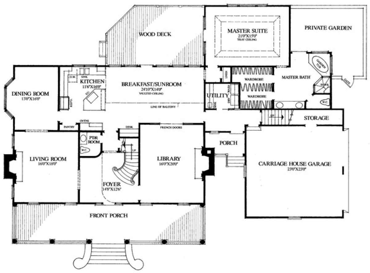 Floorplan 1 for House Plan #7922-00069