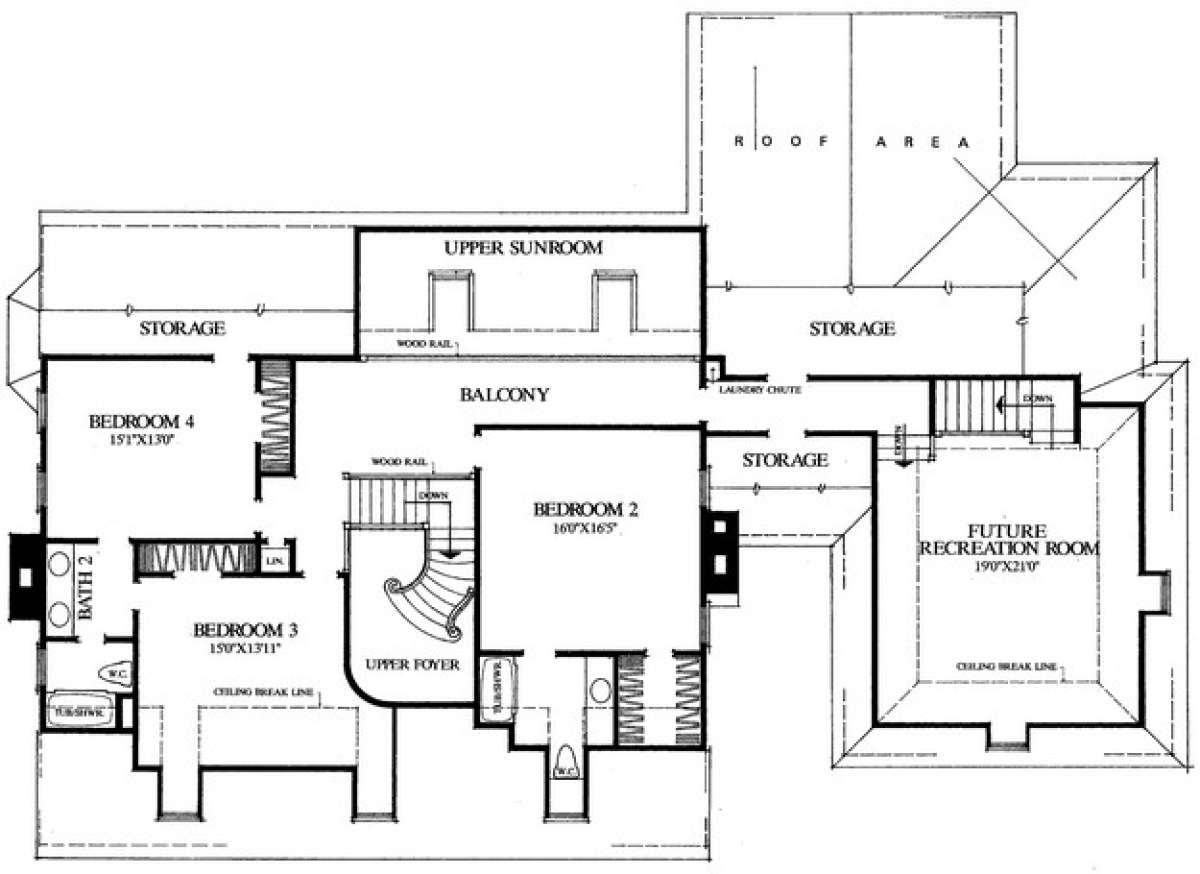Floorplan 2 for House Plan #7922-00069