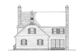 Greek Revival House Plan #7922-00071 Elevation Photo