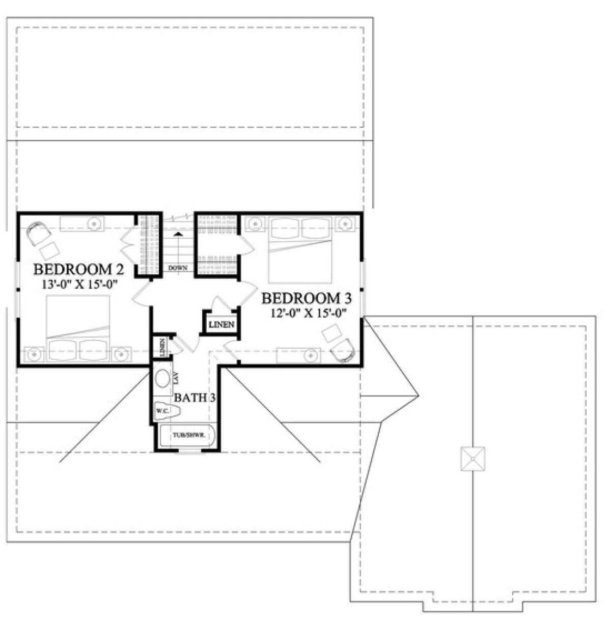 Floorplan 2 for House Plan #7922-00072