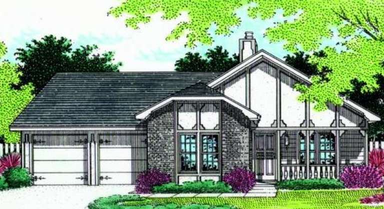 Traditional House Plan #048-00020 Elevation Photo