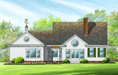 Southern House Plan #7922-00073 Elevation Photo