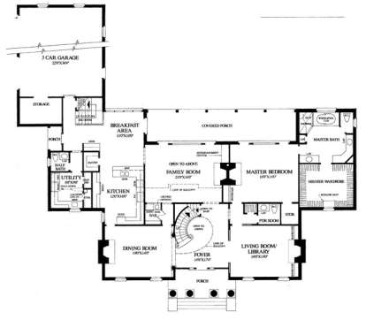 Floorplan 1 for House Plan #7922-00074
