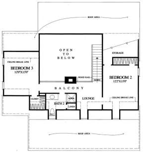 Floorplan 2 for House Plan #7922-00075