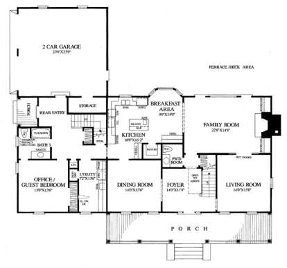 Floorplan 1 for House Plan #7922-00078